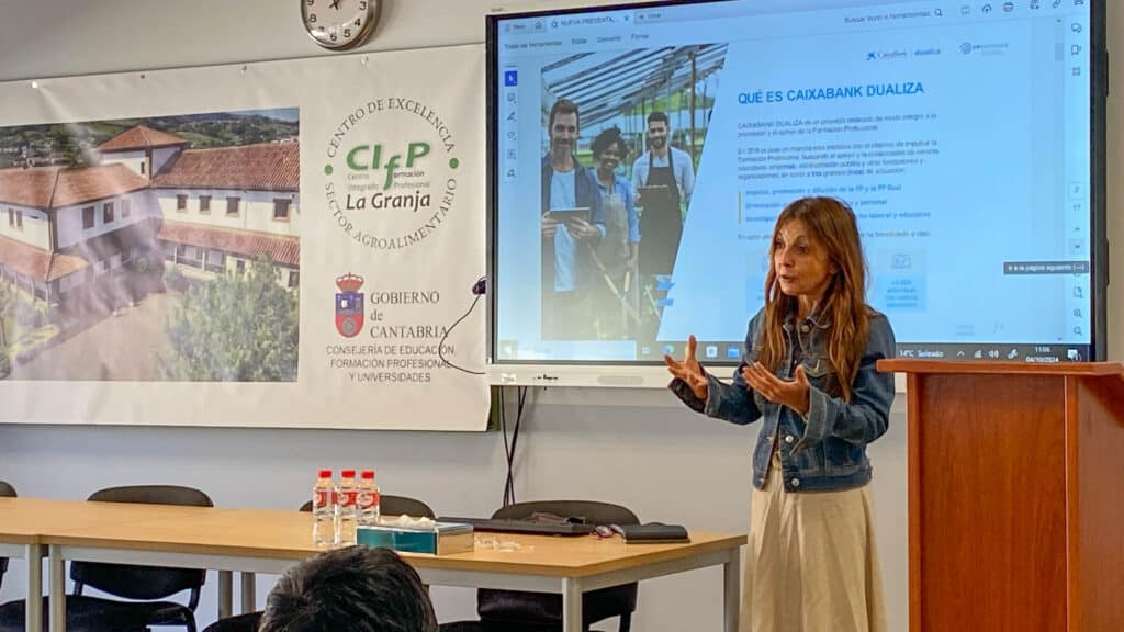 Presentación de Dualiza en el CIFP La Granja