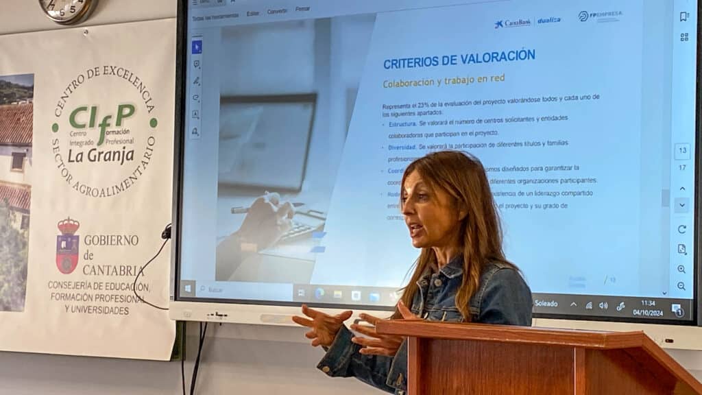 Presentación de Dualiza en el CIFP La Granja